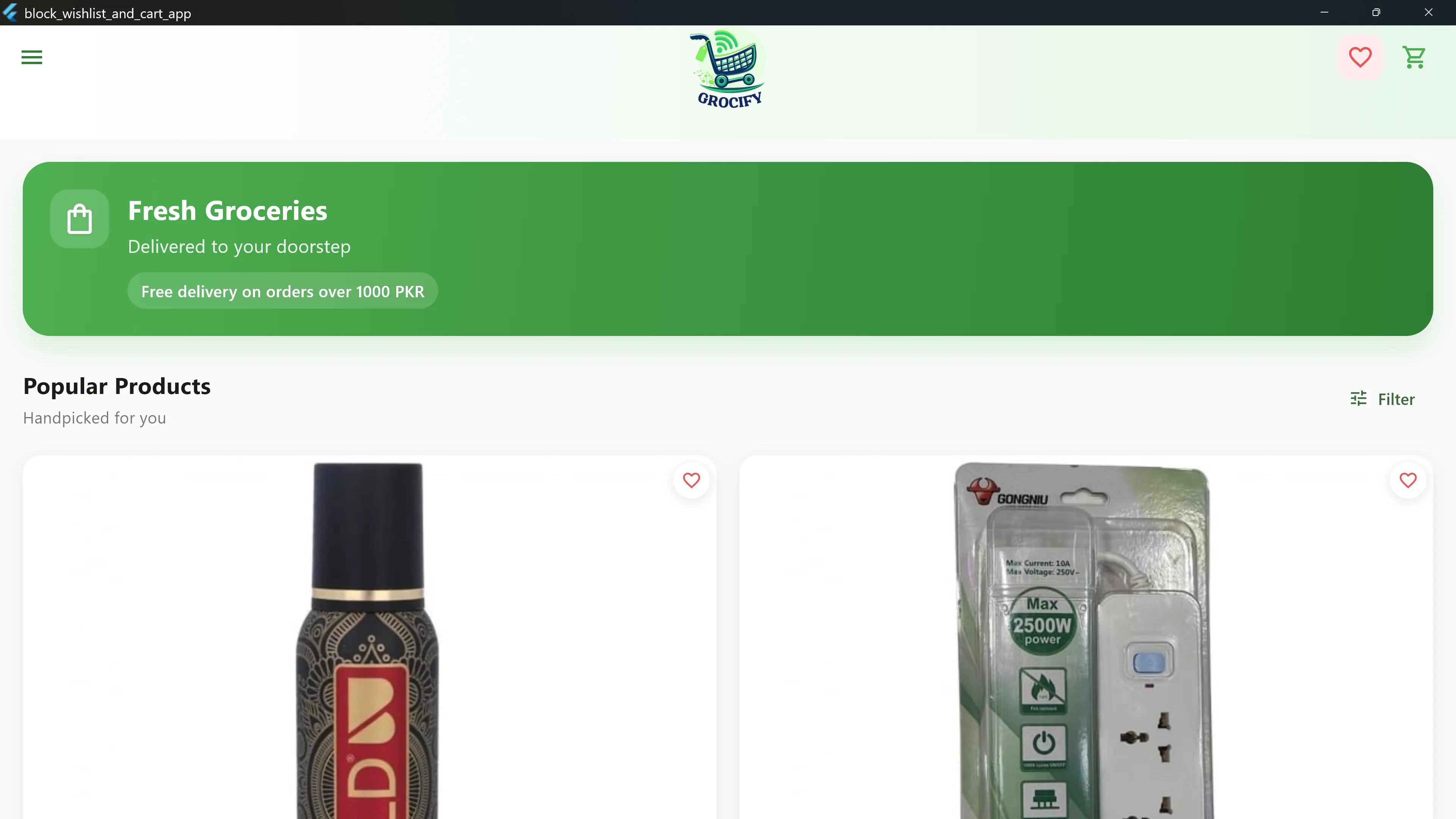 Grocify Screenshot